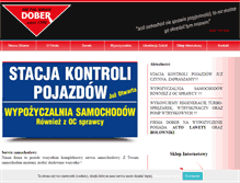 Tablet Screenshot of dober.com.pl